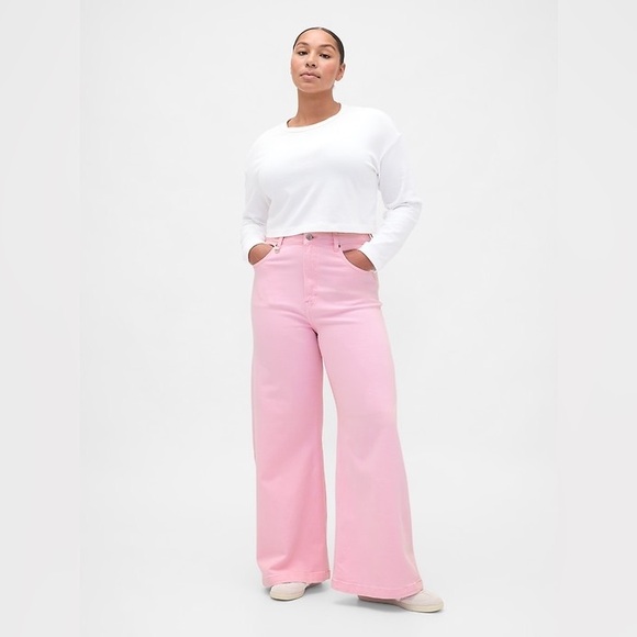 Sky High Rise Stride Wide-Leg Jeans - Picture 4 of 10